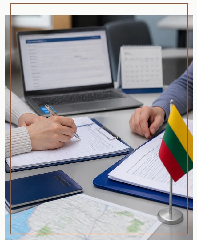 Профессиональное оформление визы в Литву для поездки в Зиме